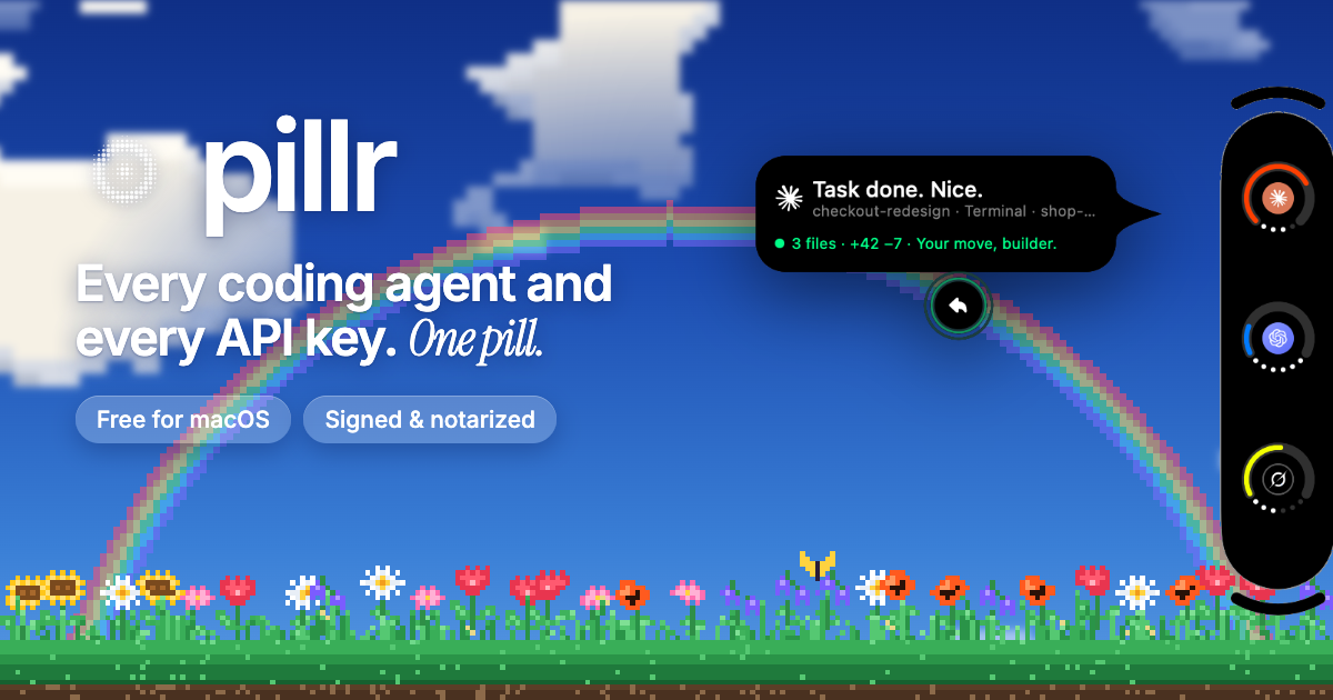 pillr: all your coding agents, one pill